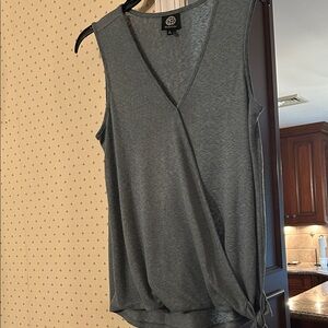 Bobeau slate blue  Wrap Tank Top. NWOT